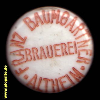 Bügelverschluss aus: Brauerei Baumgartner, Altheim, Österreich