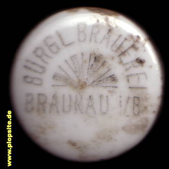Bügelverschluss aus: Bürgerliche Brauerei, Braunau / Böhmen, Broumov, Tschechien