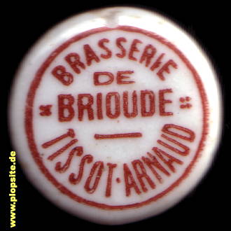 Bügelverschluss aus: Brasserie-Malterie de Brioude, Tissot Arnaud, Brioude, Frankreich
