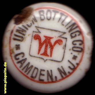 Porcelanki przez: Union Bottling Co., Camden, NJ, USA