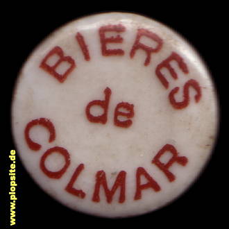 Bügelverschluss aus: Grandes Brasseries et Malteries de Colmar S.A., Colmar, Colmer, Kolmar, Frankreich
