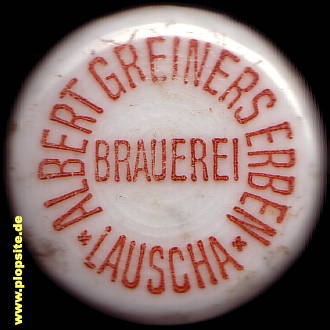 Bügelverschluss aus: Brauerei Albert Greiners Erben, Lauscha, Deutschland