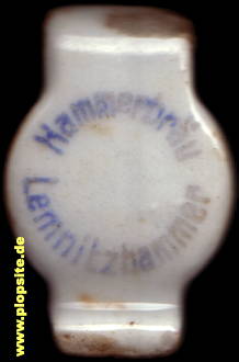 Bügelverschluss aus: Hammerbräu, Lemnitzhammer, Rosenthal-Lemnitzhammer, Deutschland