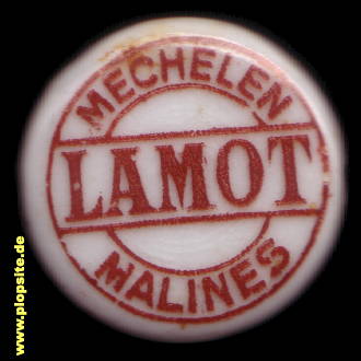Bügelverschluss aus: Brasseries & Malteries Lamot, Mechelen, Malines, Mecheln, Belgien