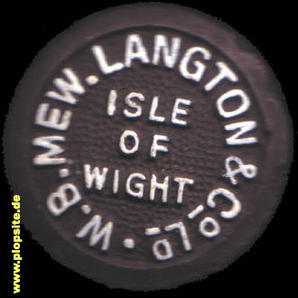 Porcelanki przez: Royal Brewery, Mew Langton & Co. Ltd., Newport, Wielka Brytania