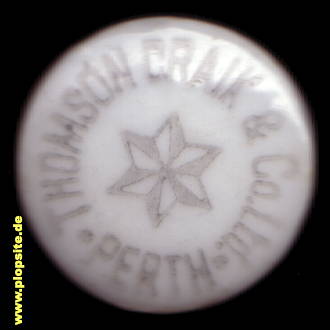Bild eines Pozellanverschluss aus: Thomson Craik & Co. Ltd., Perth, Großbritannien