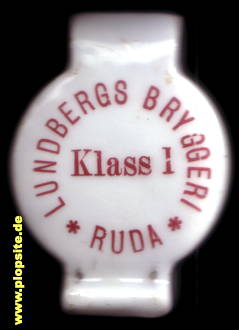 Bügelverschluss aus: Lundbergs Svagdricksbryggeri, Ruda, Schweden