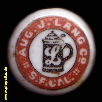 Porcelanki przez: August J. Lang Co., San Francisco, CA, USA