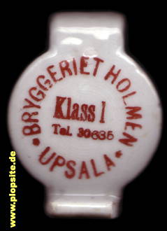 Bügelverschluss aus: Bryggeriet Holmen, Upsala, Uppsala, Schweden