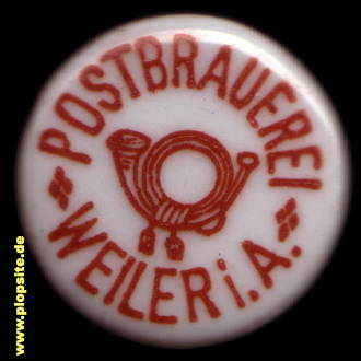 Bügelverschluss aus: Postbrauerei Weiler, Anton Zinth KG, Weiler / Allgäu, Weiler-Simmerberg, Deutschland