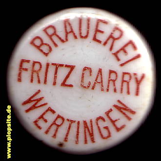 Bügelverschluss aus: Brauerei Carry, Wertingen, Deutschland