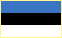 Flagge des Herkunftlandes des Bügelverchluss Estland