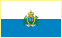 Flagge des Herkunftlandes des Bügelverchluss San Marino
