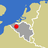 Herkunft dieses historischen Bierbrauerei-Flaschenverschlusses: Cruyshautem, Ostflandern, Belgien