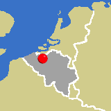 Herkunft dieses historischen Bierbrauerei-Flaschenverschlusses: Gand, Ostflandern, Belgien