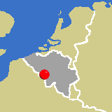 Herkunft dieses historischen Bierbrauerei-Flaschenverschlusses: Guignies, Hennegau, Belgien