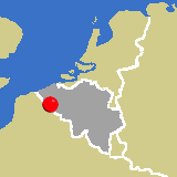 Herkunft dieses historischen Bierbrauerei-Flaschenverschlusses: Lauwe, Westflandern, Belgien