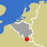 Herkunft dieses historischen Bierbrauerei-Flaschenverschlusses: Virton, Luxemburg, Belgien