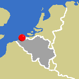 Herkunft dieses historischen Bierbrauerei-Flaschenverschlusses: Wenduyne, Westflandern, Belgien