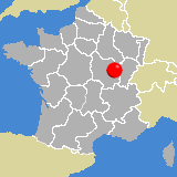 Herkunft dieses historischen Bierbrauerei-Flaschenverschlusses: Dijon, Burgund, Frankreich