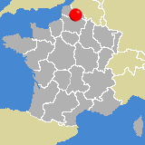 Herkunft dieses historischen Bierbrauerei-Flaschenverschlusses: Douai, Nord - Pas - De - Calais, Frankreich