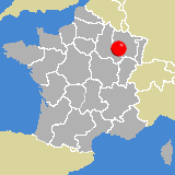 Herkunft dieses historischen Bierbrauerei-Flaschenverschlusses: Gondrecourt - le - Château, Lothringen, Frankreich