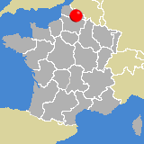 Herkunft dieses historischen Bierbrauerei-Flaschenverschlusses: Hordain, Nord - Pas - de - Calais, Frankreich