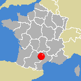 Herkunft dieses historischen Bierbrauerei-Flaschenverschlusses: Millau, Midi - Pyrénées, Frankreich