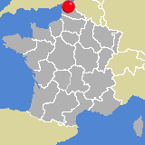 Herkunft dieses historischen Bierbrauerei-Flaschenverschlusses: Rosendaël, Nord - pas - de - Calais, Frankreich