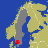Herkunft dieses historischen Bierbrauerei-Flaschenverschlusses: Smålandsstenar, Hallands län, Schweden