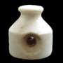 Rare ceramic bottle stopper used in former times in France, pre-WWII