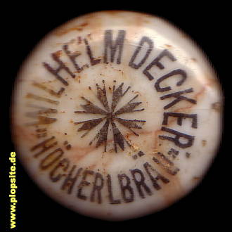 Bügelverschluss aus: Brauerei Wilhelm Decker Höchelbräu, Aachen, Deutschland