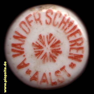 Bügelverschluss aus: Vanderschueren Grande Brasserie Le Renard, Aalst, Alost, Oilsjt, Belgien