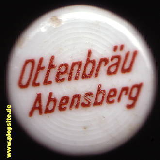 Picture of a ceramic Hutter stopper from: Ottenbräu, Abensberg, Germany
