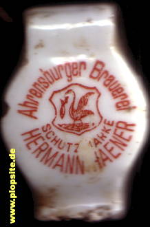 Bügelverschluss aus: Bierbrauerei Hermann Haener, vorm. C.O. Wolfram, Ahrensburg, Deutschland