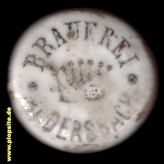 Bügelverschluss aus: Brauerei, Aldersbach, Deutschland