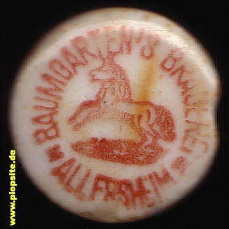 Bügelverschluss aus: Baumgarten's Brauerei, Holzminden - Allersheim, Deutschland
