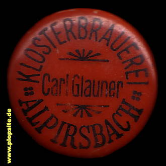 Bügelverschluss aus: Klosterbrauerei Glauner, Alpirsbach, Deutschland