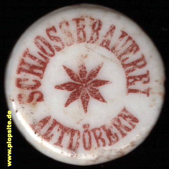 Bügelverschluss aus: Schloßbrauerei, Altdöbern, Stara Darbnja, Deutschland