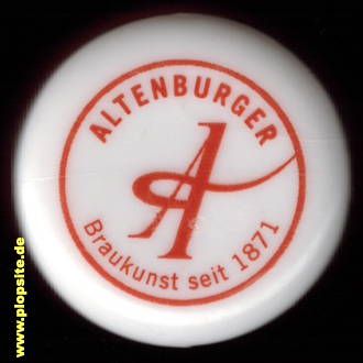 Picture of a ceramic Hutter stopper from: Brauerei, Altenburg, Germany