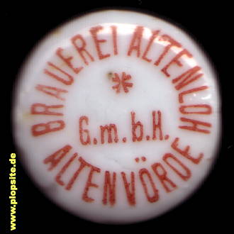 Bügelverschluss aus: Brauerei Altenloh GmbH, Altenvoerde, Altenvörde, Ennepetal, Deutschland
