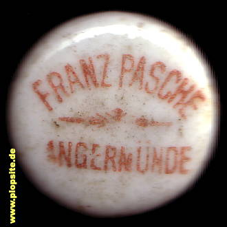 Bügelverschluss aus: Brauerei Pasche, Angermünde, Deutschland