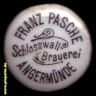 Bügelverschluss aus: Schloßwall Brauerei Pasche, Angermünde, Deutschland