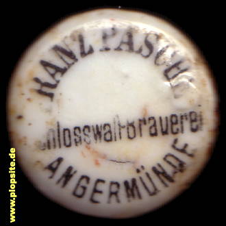 Bügelverschluss aus: Schloßwall Brauerei Pasche, Angermünde, Deutschland