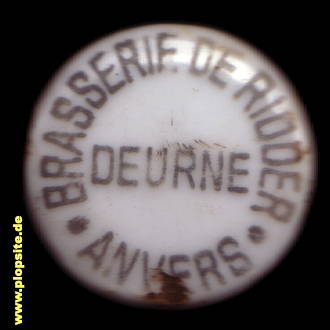 Bügelverschluss aus: Brasserie de Ridder, Anvers - Deurne, Antwerpen, Belgien