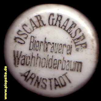 Bügelverschluss aus: Bierbrauerei Wacholderbaum Oscar Gräser, Arnstadt, Deutschland