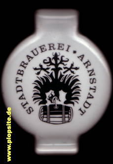 Picture of a ceramic Hutter stopper from: Stadtbrauerei, Arnstadt, Germany