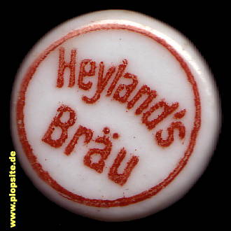 BÜgelverschluss aus: Heylands Bräu, Aschaffenburg, Deutschland