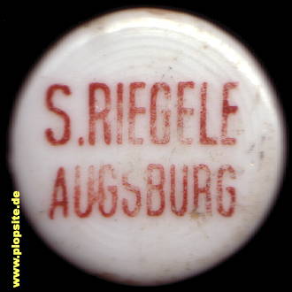 Bügelverschluss aus: Brauerei Riegele  , Augsburg, Deutschland