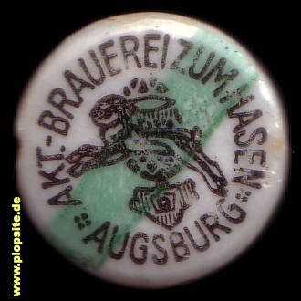 Bügelverschluss aus: Brauerei zum Hasen, Augsburg, Deutschland